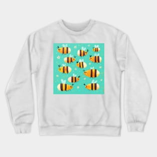 Summer Bees Crewneck Sweatshirt